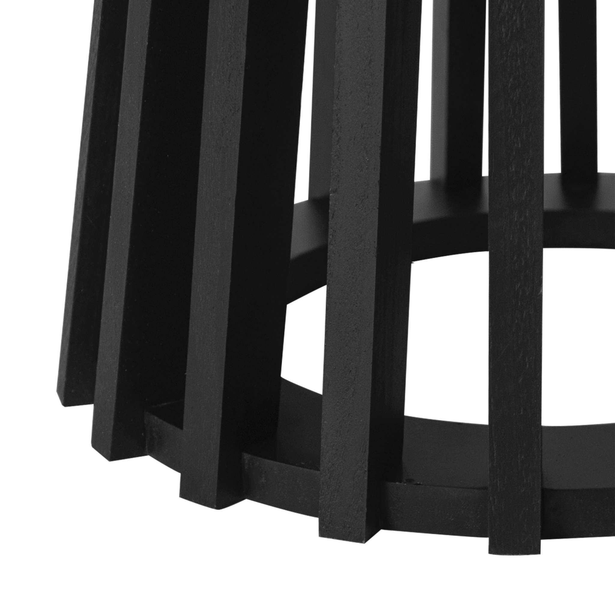 Set di 2 tavolini rotondi neri ø40cm e ø60cm i sweeek