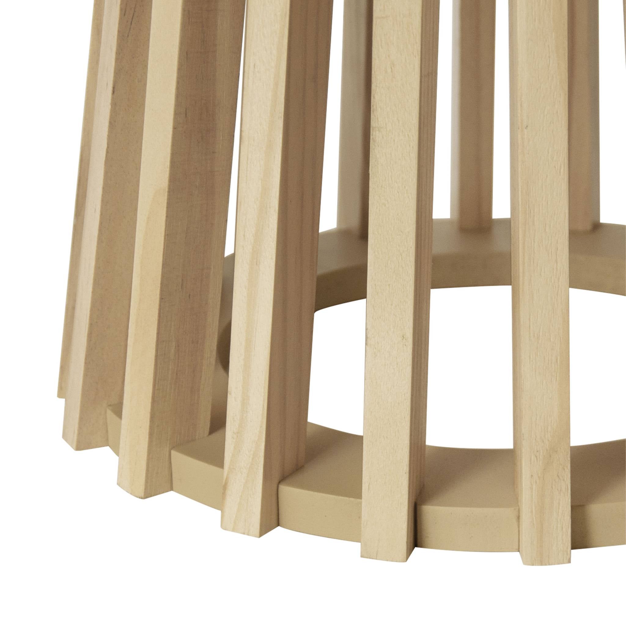 2 tavolini rotondi effetto rovere ø40cm e ø60cm i sweeek