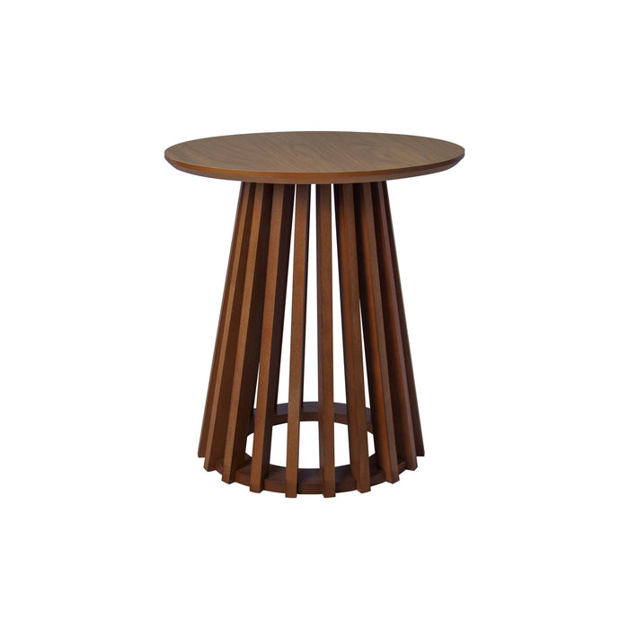 Set di 2 tavolini rotondi in noce ø40cm e ø60cm i sweeek