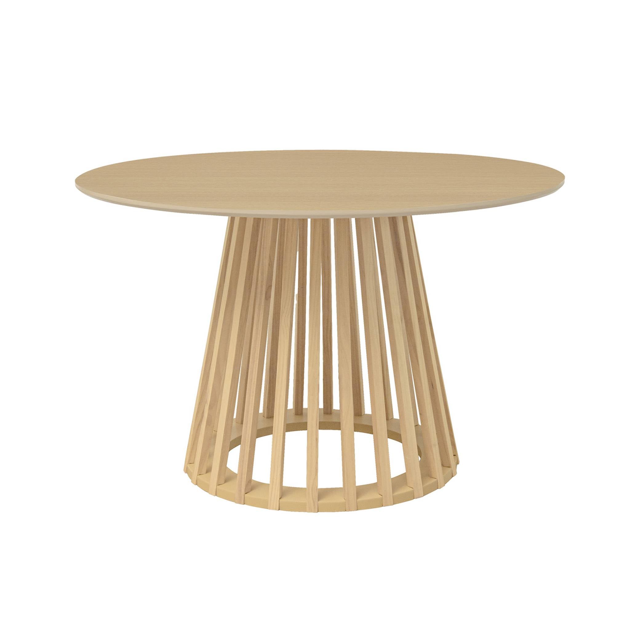 Tavolo da pranzo effetto legno, 4 posti a sedere, quercia