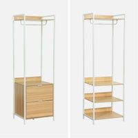 Kit armadio modulare con 5 elementi, bianco