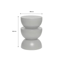 Tavolino  in metallo, verde