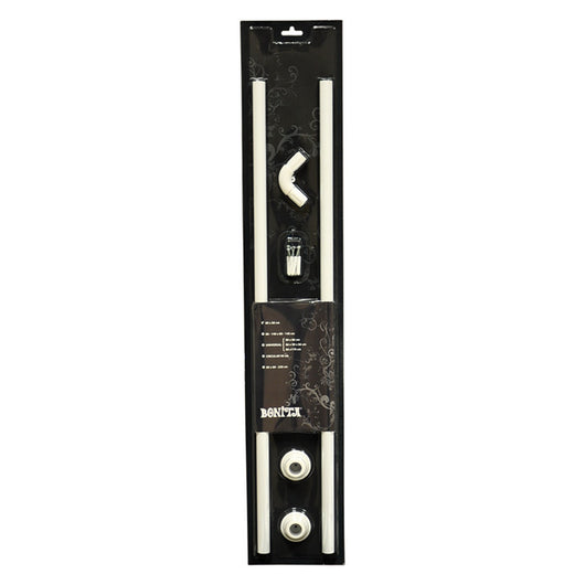 telaio per tende doccia a 'l' cm 80x80 cod:ferx.208930nlm