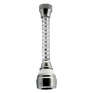 aeratore a snodo flessibile bimateriale lungo 2 getti cod:ferx.2076430nlm