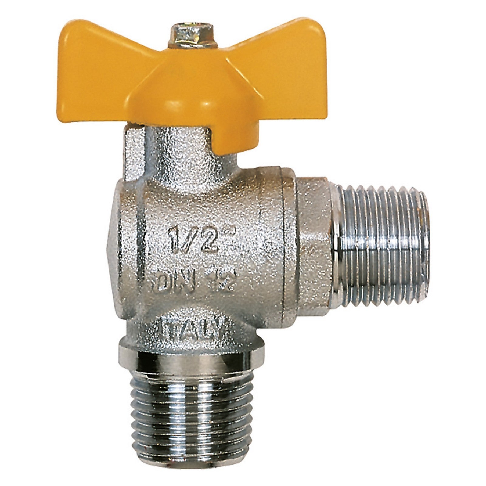 rubinetto a sfera per gas a squadra 1/2 mm cod:ferx.206020nlm