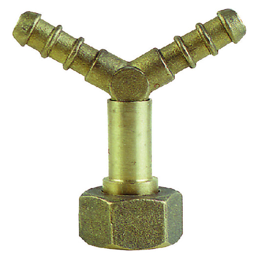 crocera a 3 vie con dado 2 uscite ã˜10 + dado w20x1/14 sx cod:ferx.206230nlm