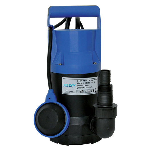 elettropompa sommergibile in pvc 750 watt - 13000 litri/h - hp 1,0 codice 2067108 cod:ferx.2067108nlm