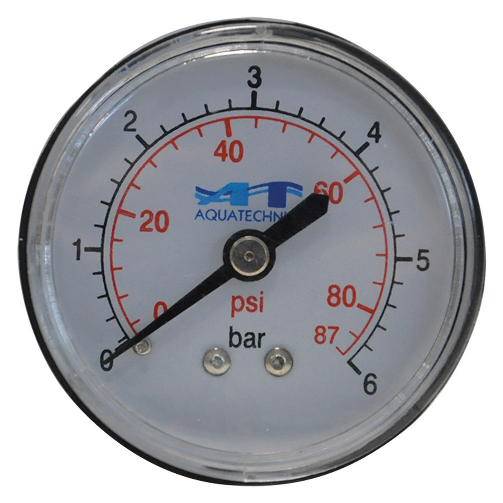 manometro per elettropompa attacco posteriore - max 6 bar cod:ferx.2065210nlm