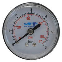 manometro per elettropompa attacco posteriore - max 6 bar cod:ferx.2065210nlm