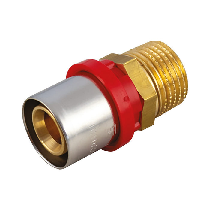 raccordo a pressare diritto '1650ct' 20 x 3/4 - maschio cod:ferx.2096656nlm