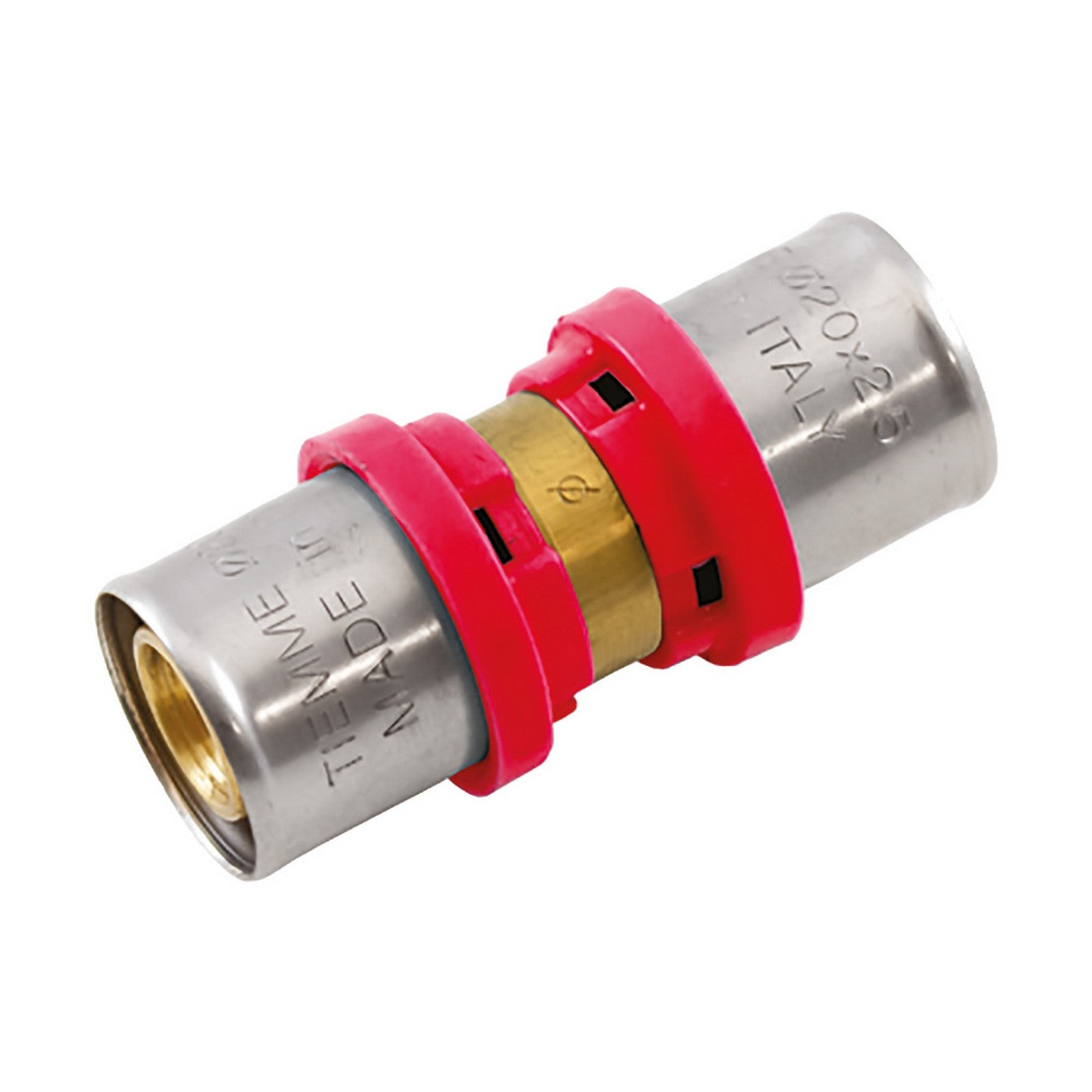 raccordo a pressare diritto doppio '1651ct' 20 x 20 cod:ferx.2096694nlm