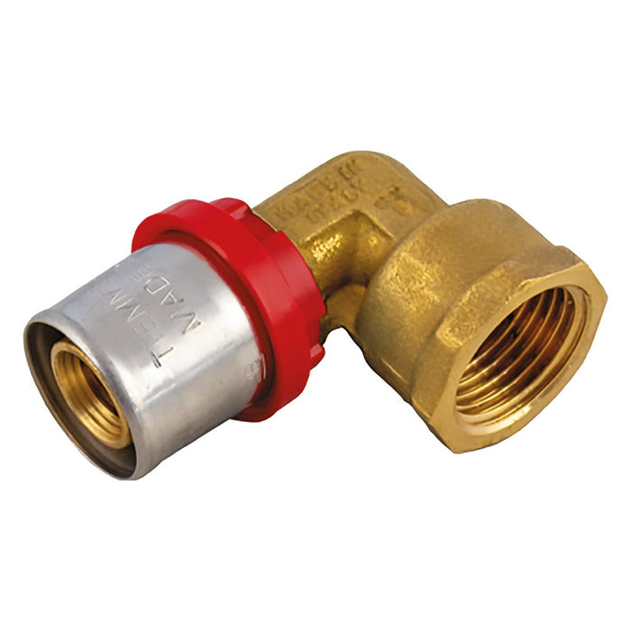 raccordo a pressare curvo '1655ct' 26 x 3/4 - femmina cod:ferx.2096716nlm