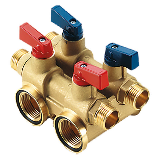 collettore modulare 4 vie '1802' uscite 1/2 x 16 (2 fred.+2 cald.) cod:ferx.2096810nlm