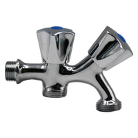 rubinetto attacco lavatrice e lavastoviglie manopole abs cod:ferx.2066340nlm