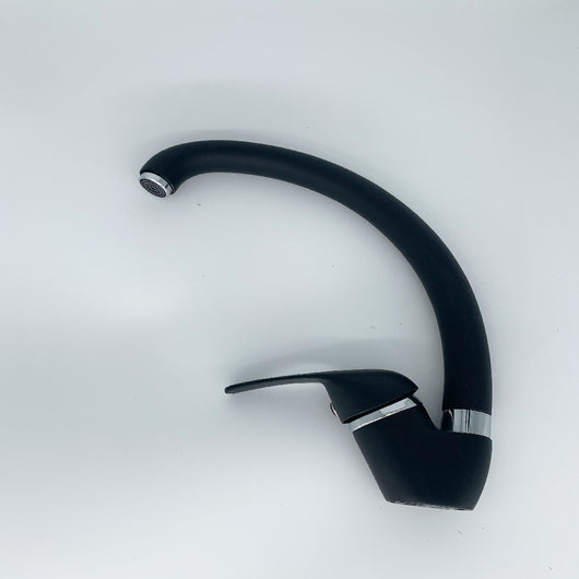Miscelatore cucina per lavello nero rubinetteria serie sei