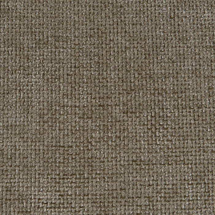 Divano angolare sinistro in tessuto semplice, 3 posti, verde grigio