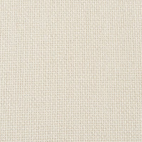 Divano angolare sinistro in tessuto semplice, 3 posti, bianco sporco