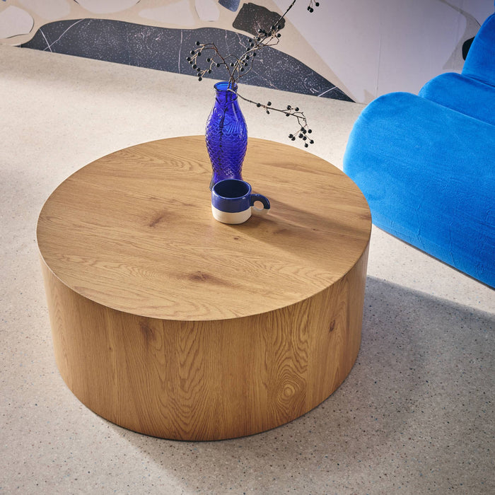 Tavolino rotondo, quercia