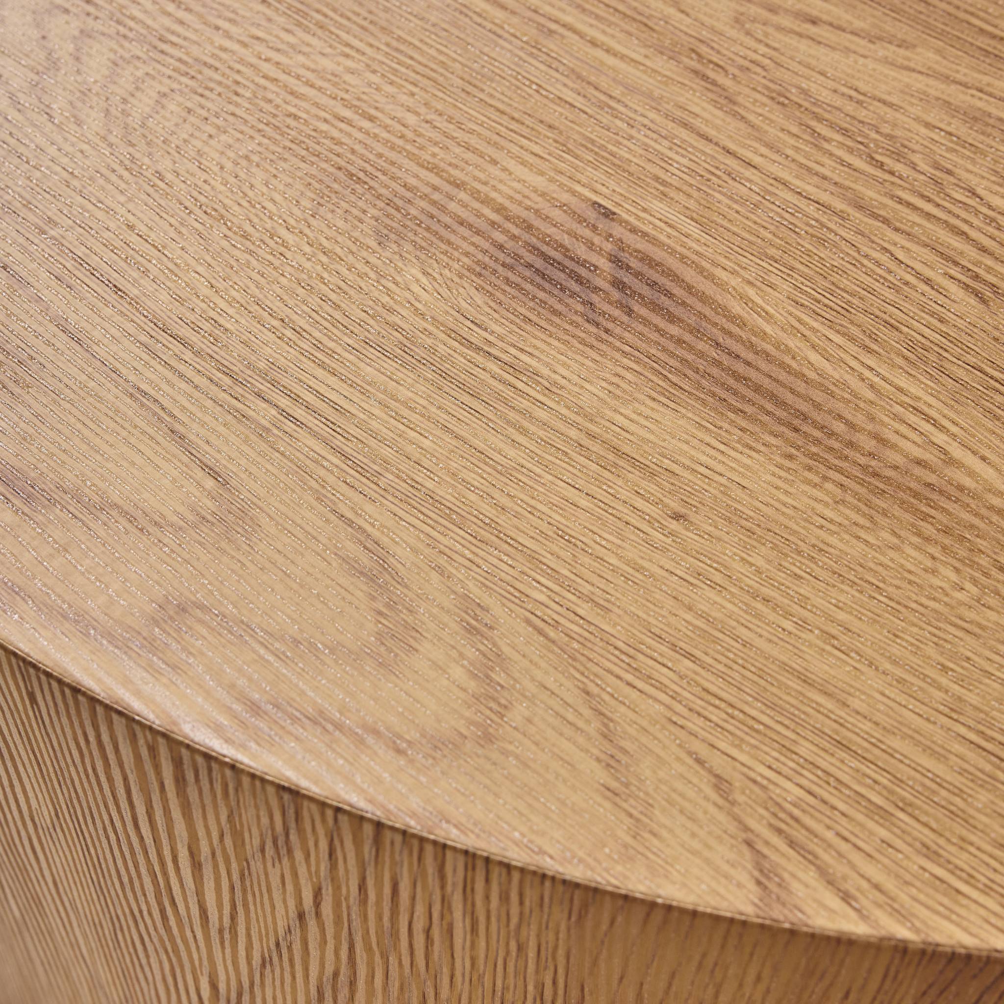 Tavolino rotondo, quercia