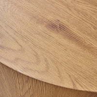 Tavolino rotondo, quercia