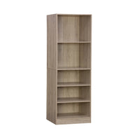 Armadio modulare con 2 elementi, marrone naturale