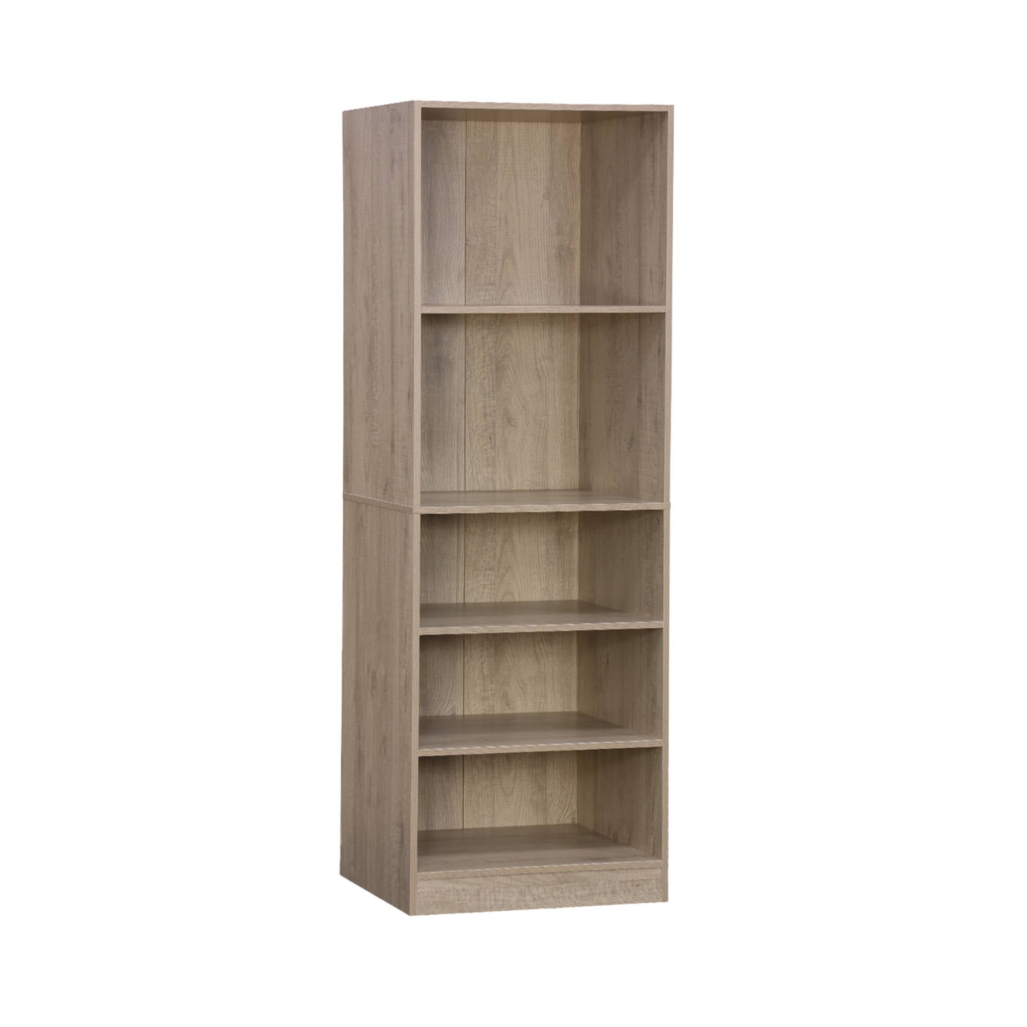 Armadio modulare con 2 elementi, marrone naturale