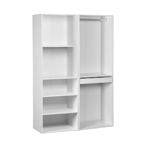 Armadio modulare con 2 elementi, bianco