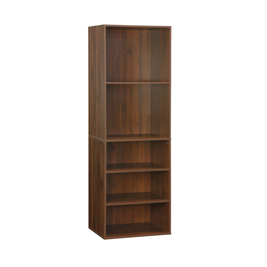 Modulo armadio con 5 ripiani, marrone