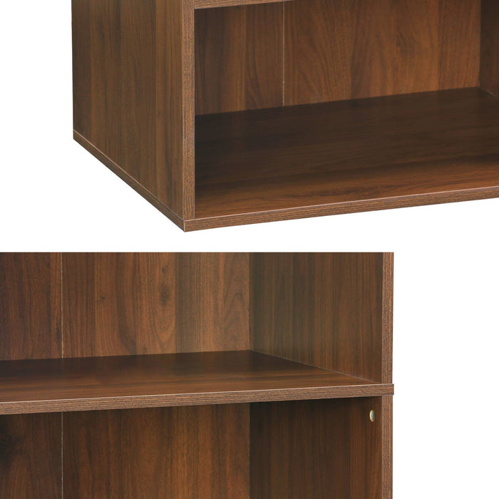 Modulo armadio con 5 ripiani, marrone