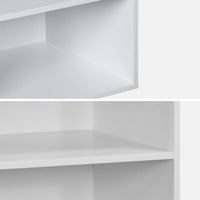 Modulo armadio con 5 ripiani, bianco