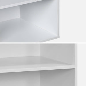 Modulo armadio con 5 ripiani, bianco