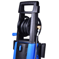 BOUDECH - ADVANCED 2500 - Idropulitrice elettrica 2500W Max 180Bar 500L/h con avvolgitubo ad alta pressione di 5MT, funzione detergente ed accessorio lava pavimenti.