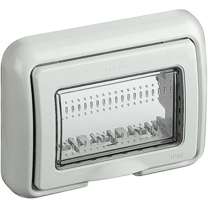 Bticino idrobox matix coperchio IP55 3P grigio<br />25603