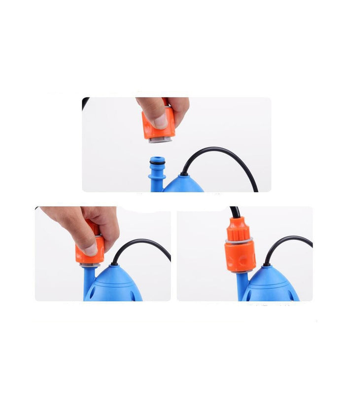 Idropulitrice 12 Volt 80w Con Pistola Tubo Flessibile 3mt 4.5l/min A Immersione         