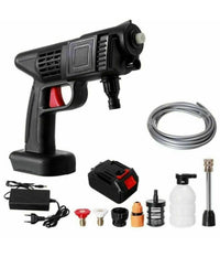 Idropulitrice A Batteria 12 V Alta Pressione Portatile Senza Fili Lavaggio Auto         