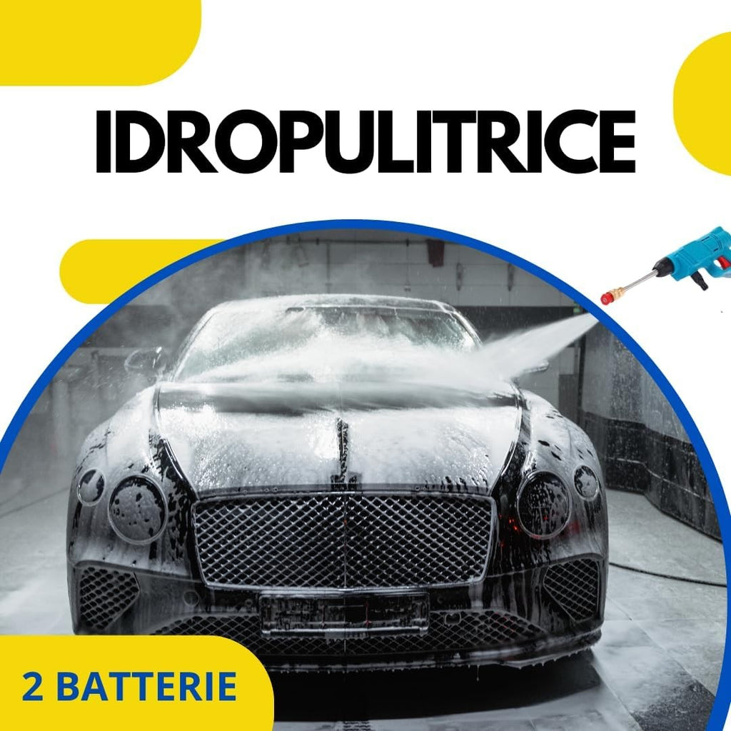 Idropulitrice a Batteria Senza Fili con Pistola Elettrica Alta Pressione