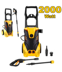 Idropulitrice Elettrica Acqua Fredda 2000w 135 Bar Con Accessori Con Avvolgitubo         