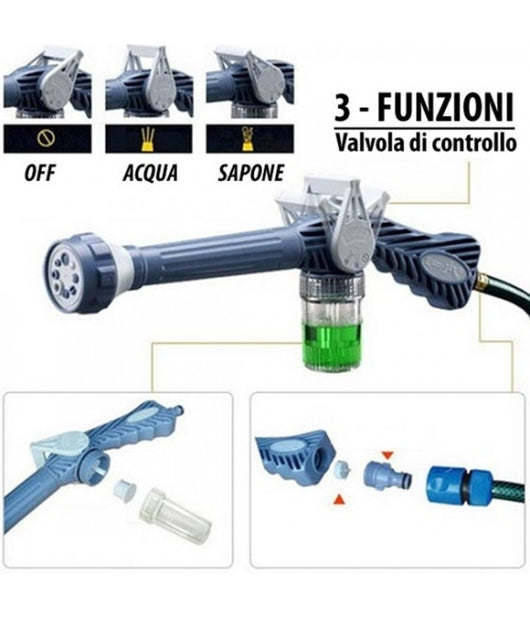 Idropulitrice Ez Jet Water Cannon Con 3 Modalita' Di Controllo         