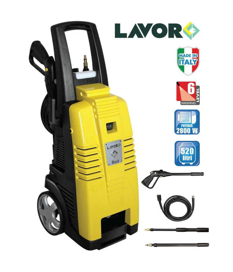 Idropulitrice Lavor Giant 28 Carrellata Pulizia Auto Casa Giardino 2800w 160bar         