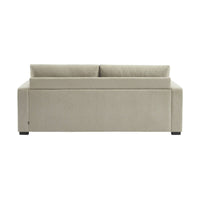 Divano letto 3 posti tessuto ciniglia, beige