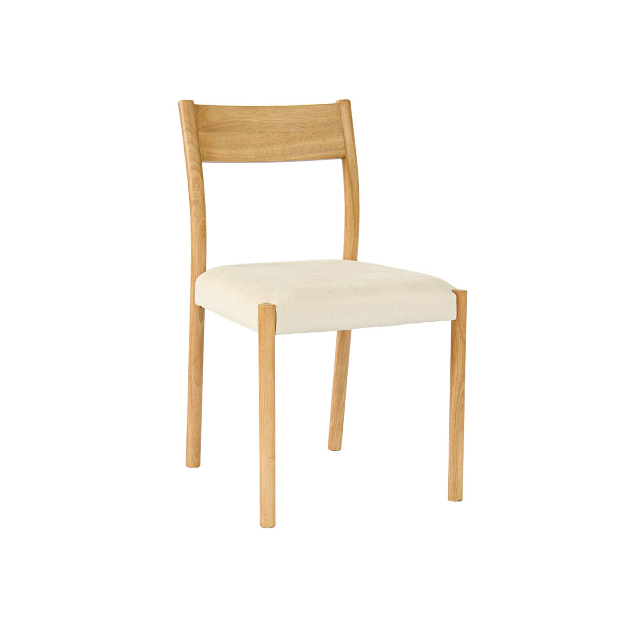 Set 2 sedie bohemien in legno di hevea, corde e tessuto, marrone