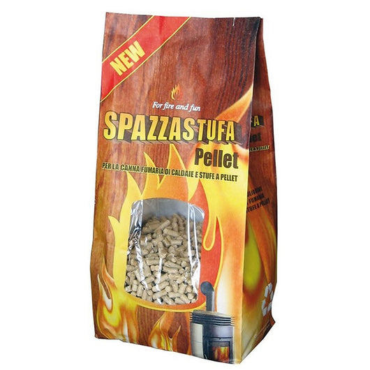Spazza stufa pellet per canna fumaria di caldaie e stufe kg 1,5