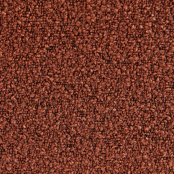 Poltrona convertibile 2 posti bouclé strutturata, terracotta