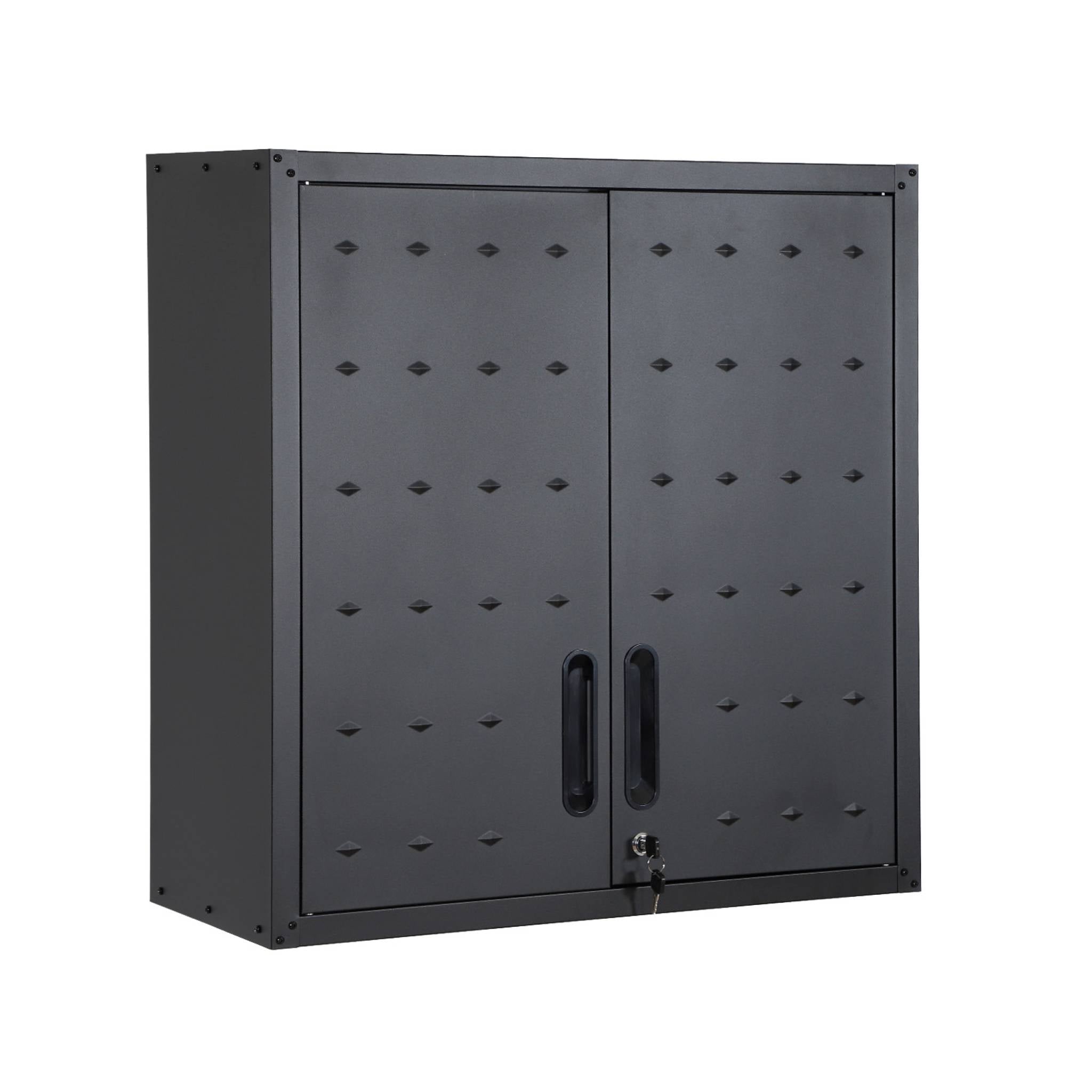 Mobile alto contenitore per garage, nero