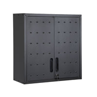 Mobile alto contenitore per garage, nero