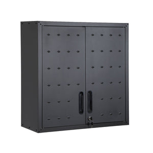 Mobile alto contenitore per garage, nero