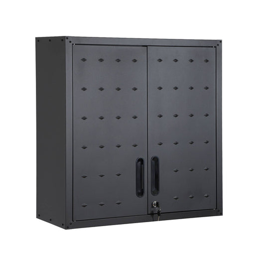 Mobile alto contenitore per garage, nero