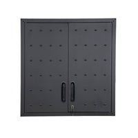 Mobile alto contenitore per garage, nero