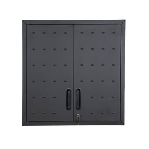 Mobile alto contenitore per garage, nero