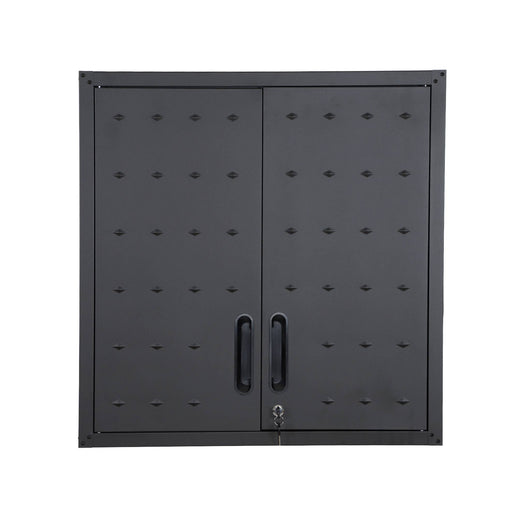 Mobile alto contenitore per garage, nero